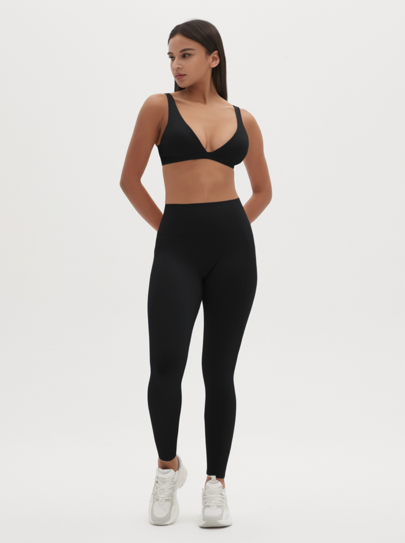 Alexa High Waist Leggings With Side Pockets