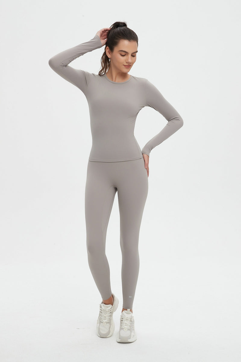 Abigail Long Sleeve Top & Legging 2 Piece Activewear Set