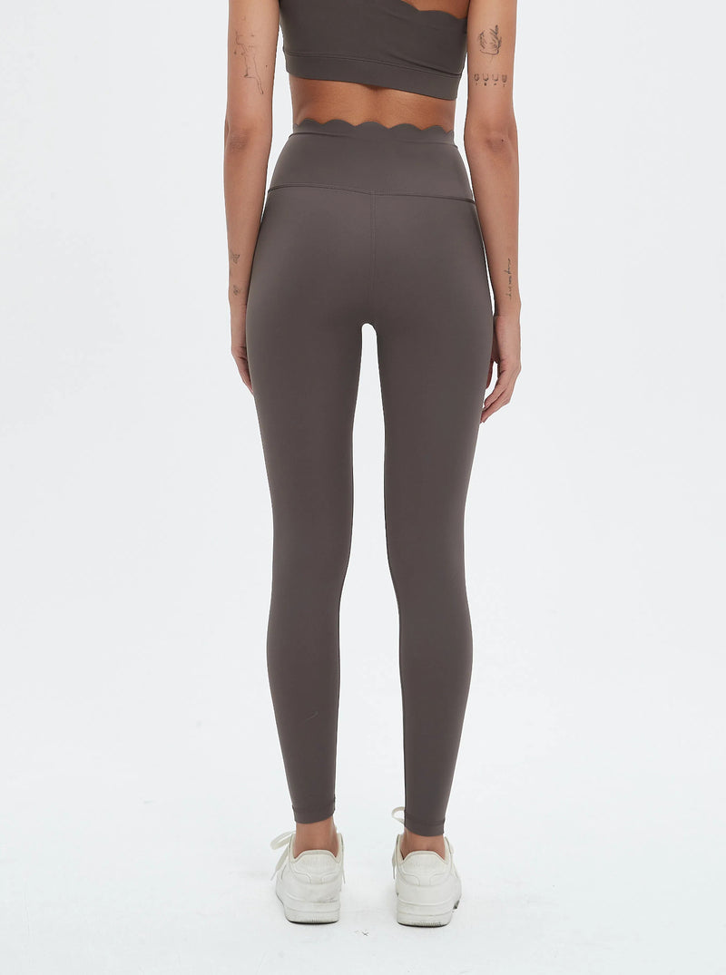 Helena Scalloped High Waist Legging