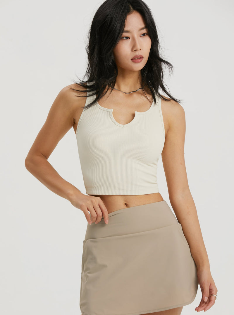 Hera Molded Cup Ribbed Everyday Tank Top