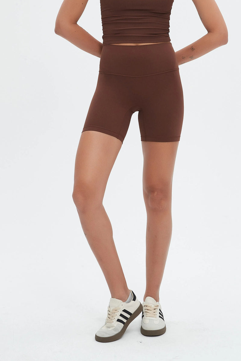 Luna High Waist Mid-Thigh Biker Short