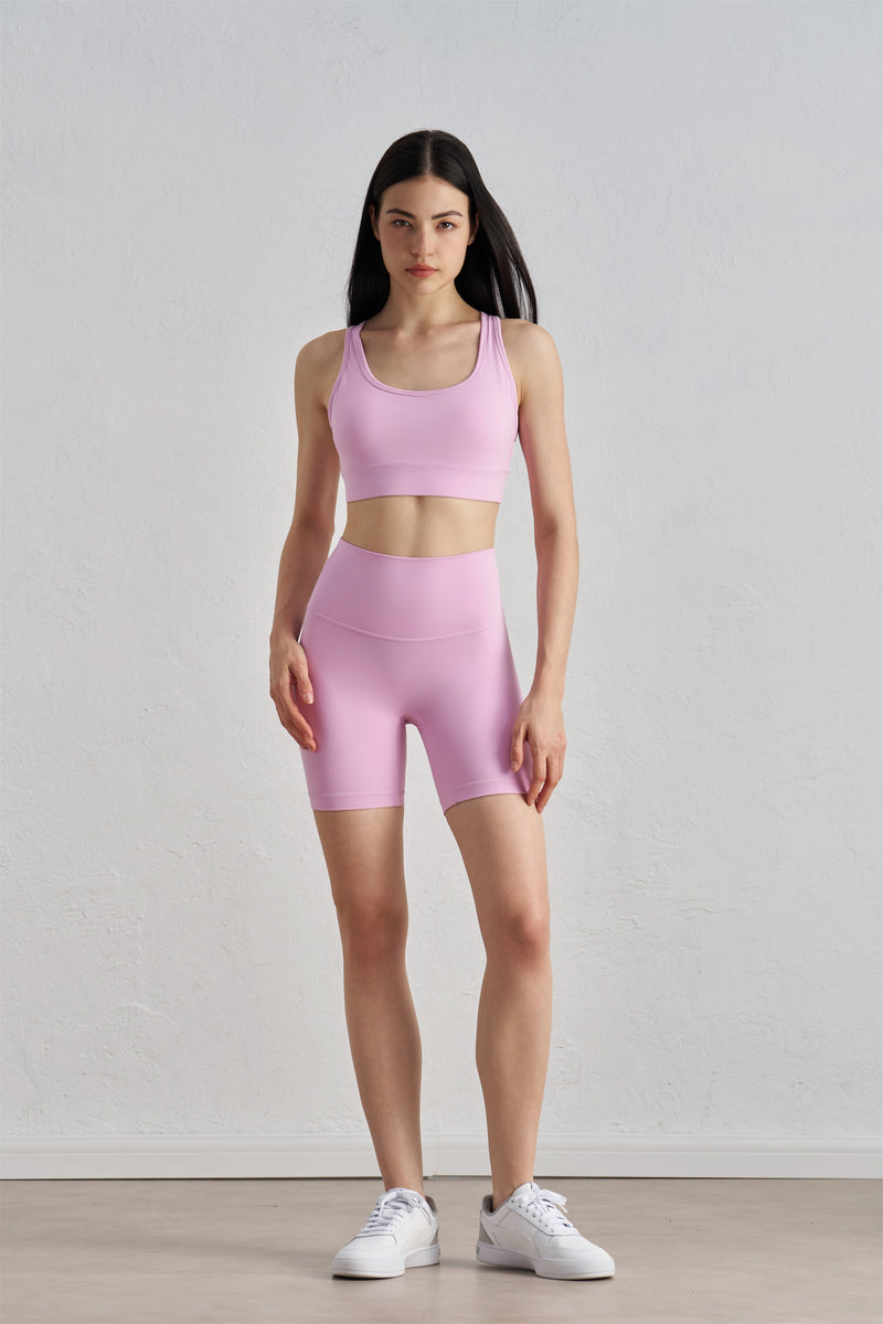 Luna High Waist Mid-Thigh Biker Short