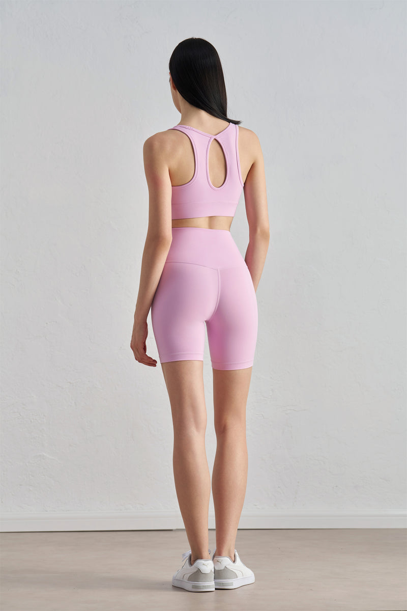 Luna High Waist Mid-Thigh Biker Short