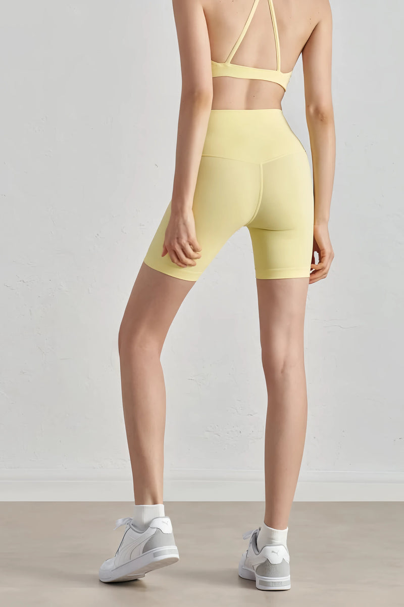 Luna High Waist Mid-Thigh Biker Short