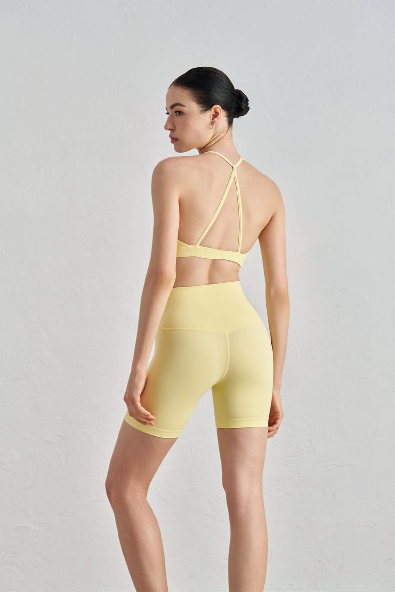 Luna High Waist Mid-Thigh Biker Short