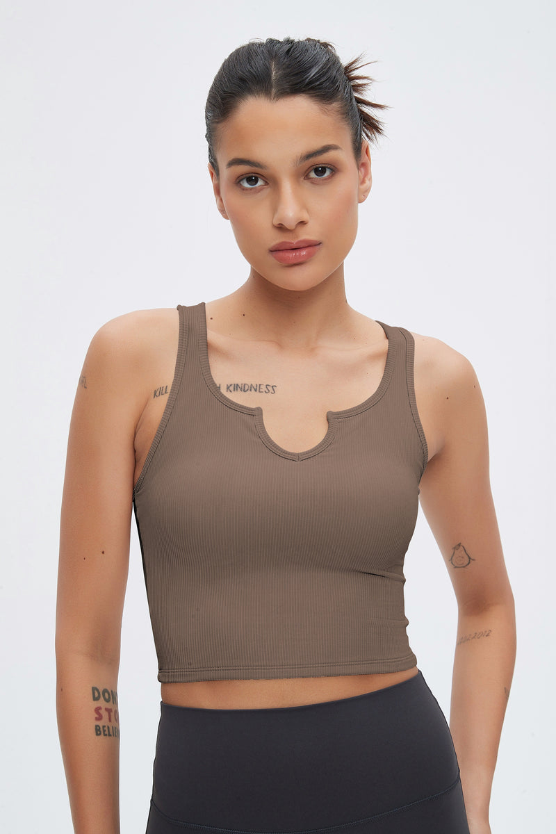 Hera Molded Cup Ribbed Everyday Tank Top