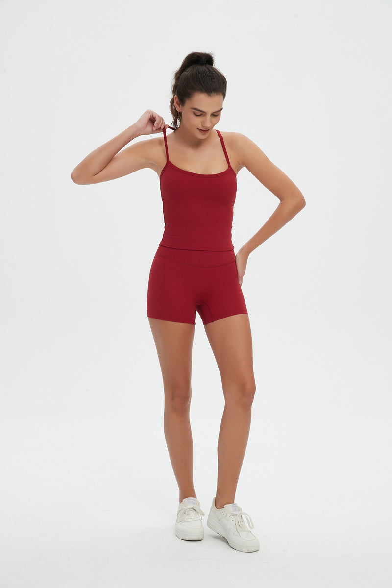 Vesper Halter Neck Sports Bra & Short Activewear Set