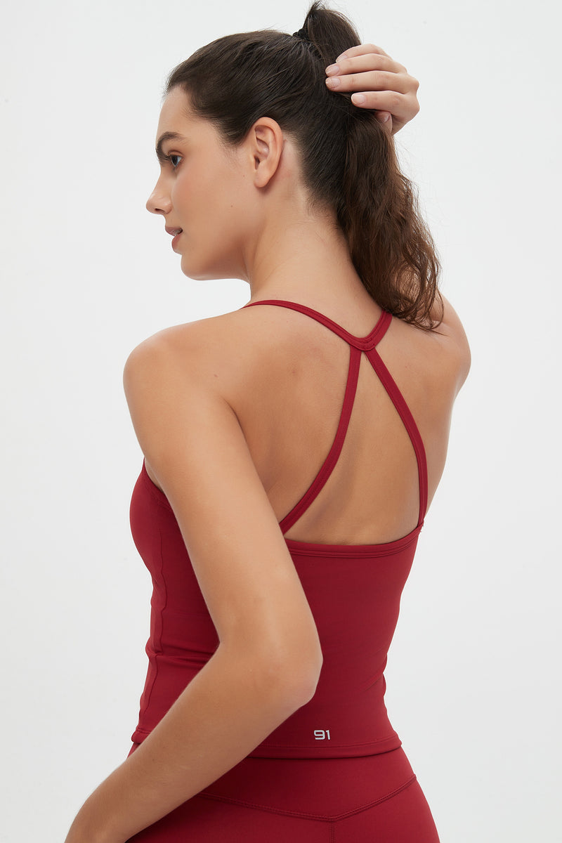 Vesper Halter Neck Strap Back Sports Bra
