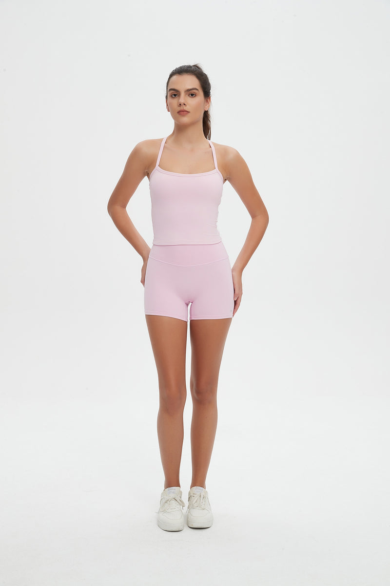 Vesper Halter Neck Sports Bra & Short Activewear Set