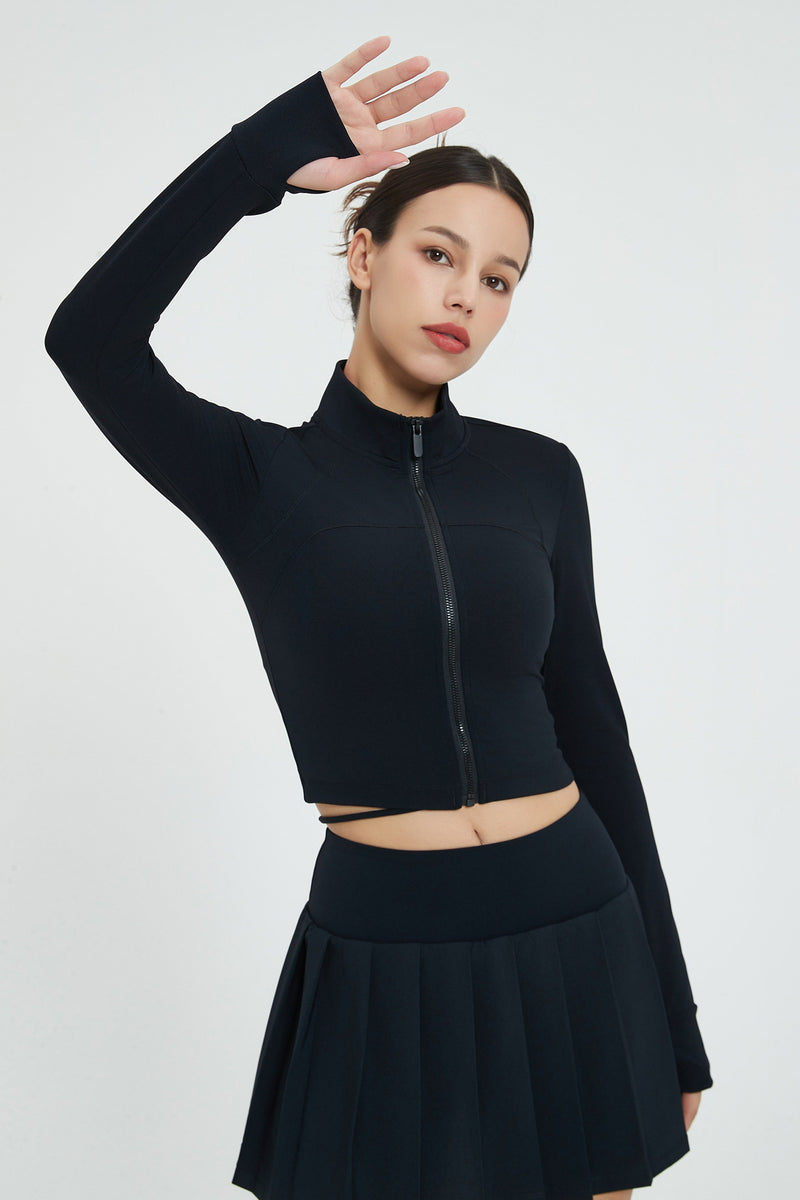 Evelyn Crop Zipper Jacket