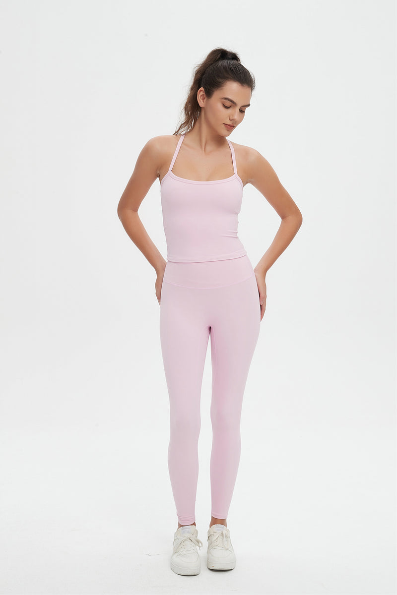 Vesper Halter Neck Sports Bra & Leggings Activewear Set