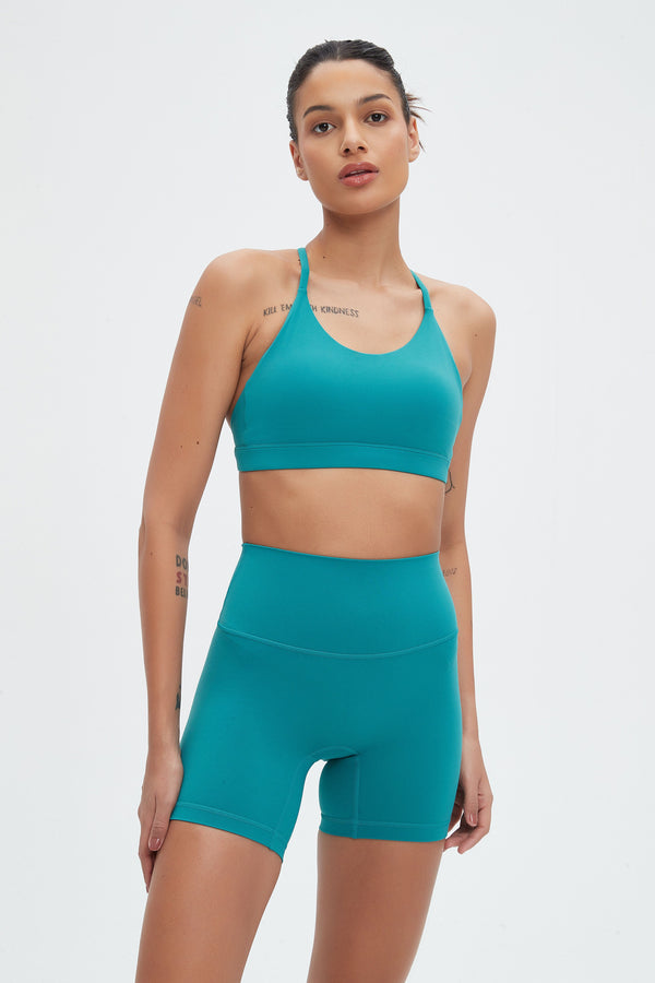 Luna High Waist Mid-Thigh Biker Short