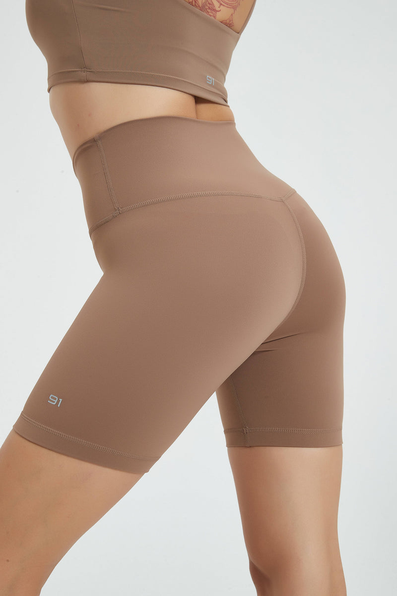 Luna High Waist Mid-Thigh Biker Short