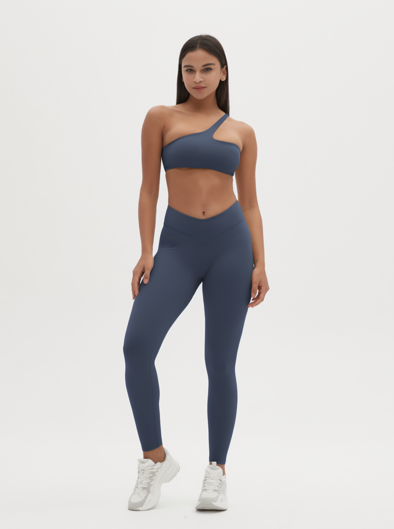 Margie Asymmetry Cut-out Sports Bra