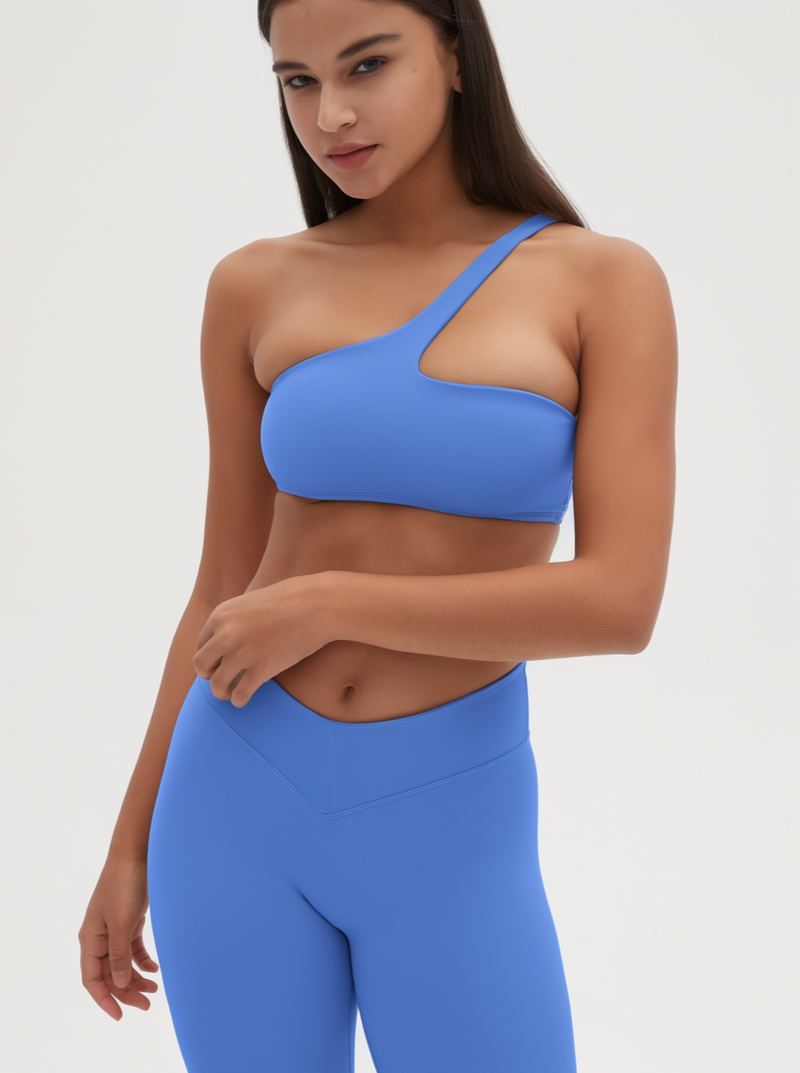 Margie Asymmetry Cut-out Sports Bra