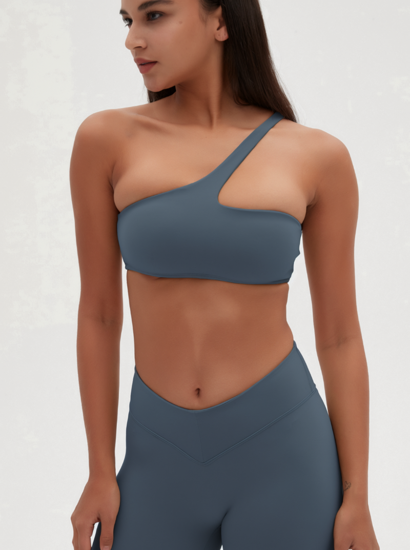 Margie Asymmetry Cut-out Sports Bra