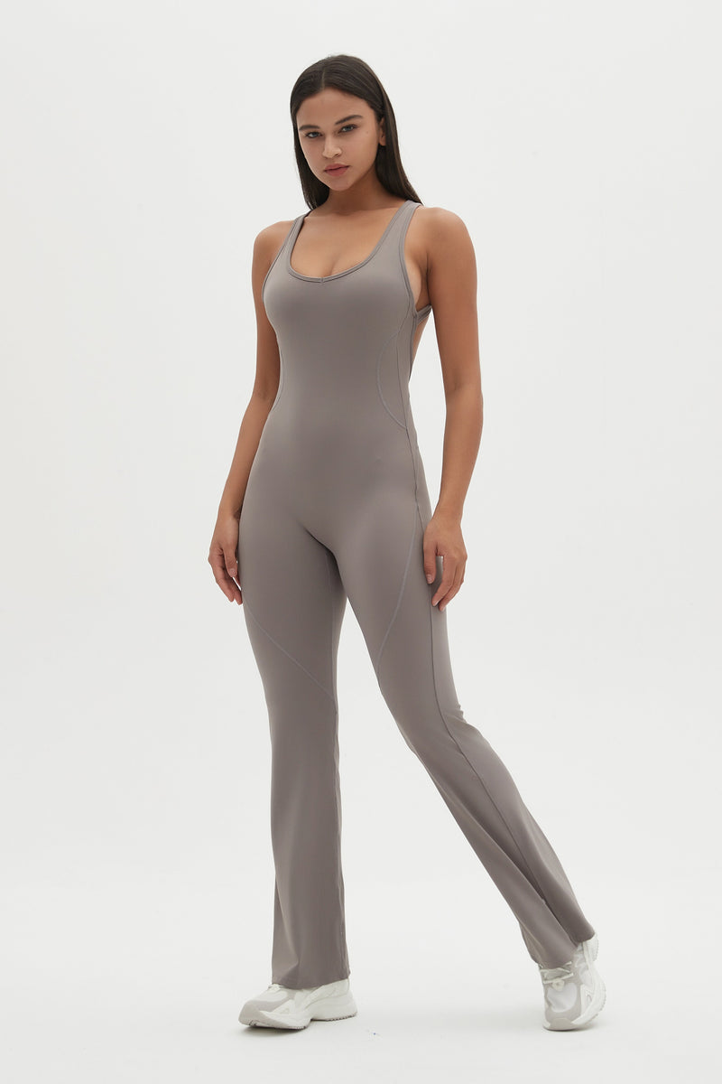 Madison Open Back Flare Bodysuit