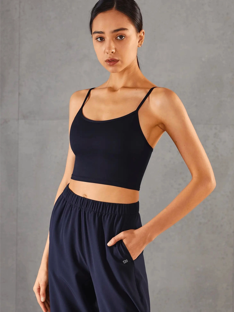 Oasis Scoop Neck Crop Top