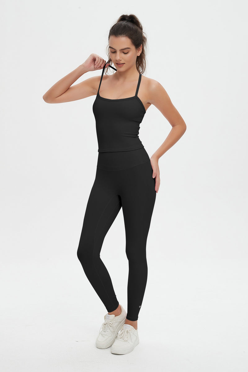 Vesper Halter Neck Sports Bra & Leggings Activewear Set