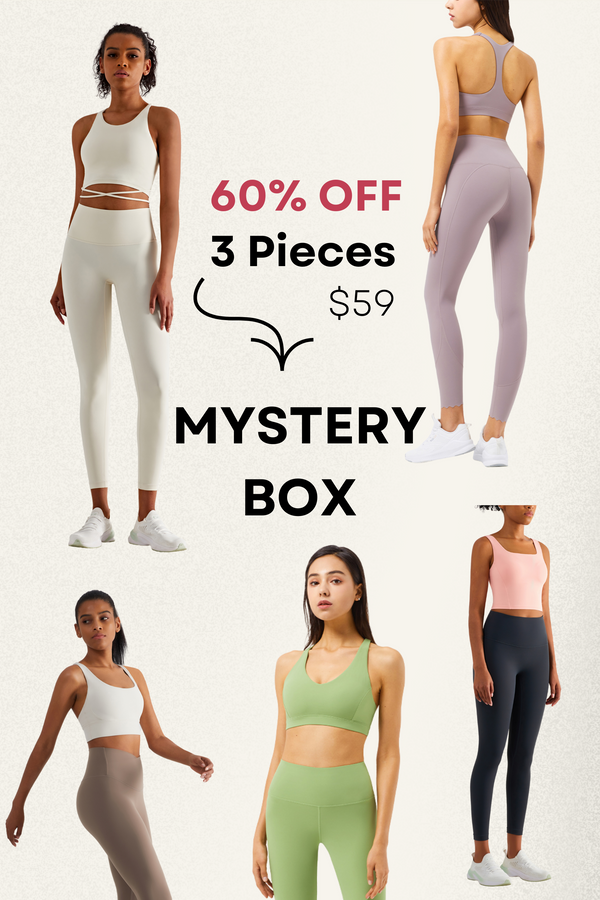 3PC Activewear Mystery Box - (Worth Over $149)
